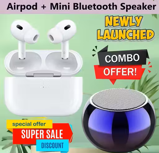 Air bud+ Speaker True Wireless Bluetooth Earphones (20+ Hrs Playtime, Noise Cancelling, White)Airbud+Speaker True Wireless Bluetooth Earphones (20+ Hrs Playtime, Noise Cancelling, White)