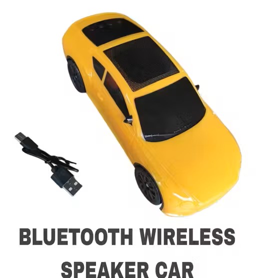 MZ F2 Wireless Bluetooth Speaker (Car Style) | Stereo Sound, Bluetooth 5.1, AUX & Micro SD Support, Type-C Charging